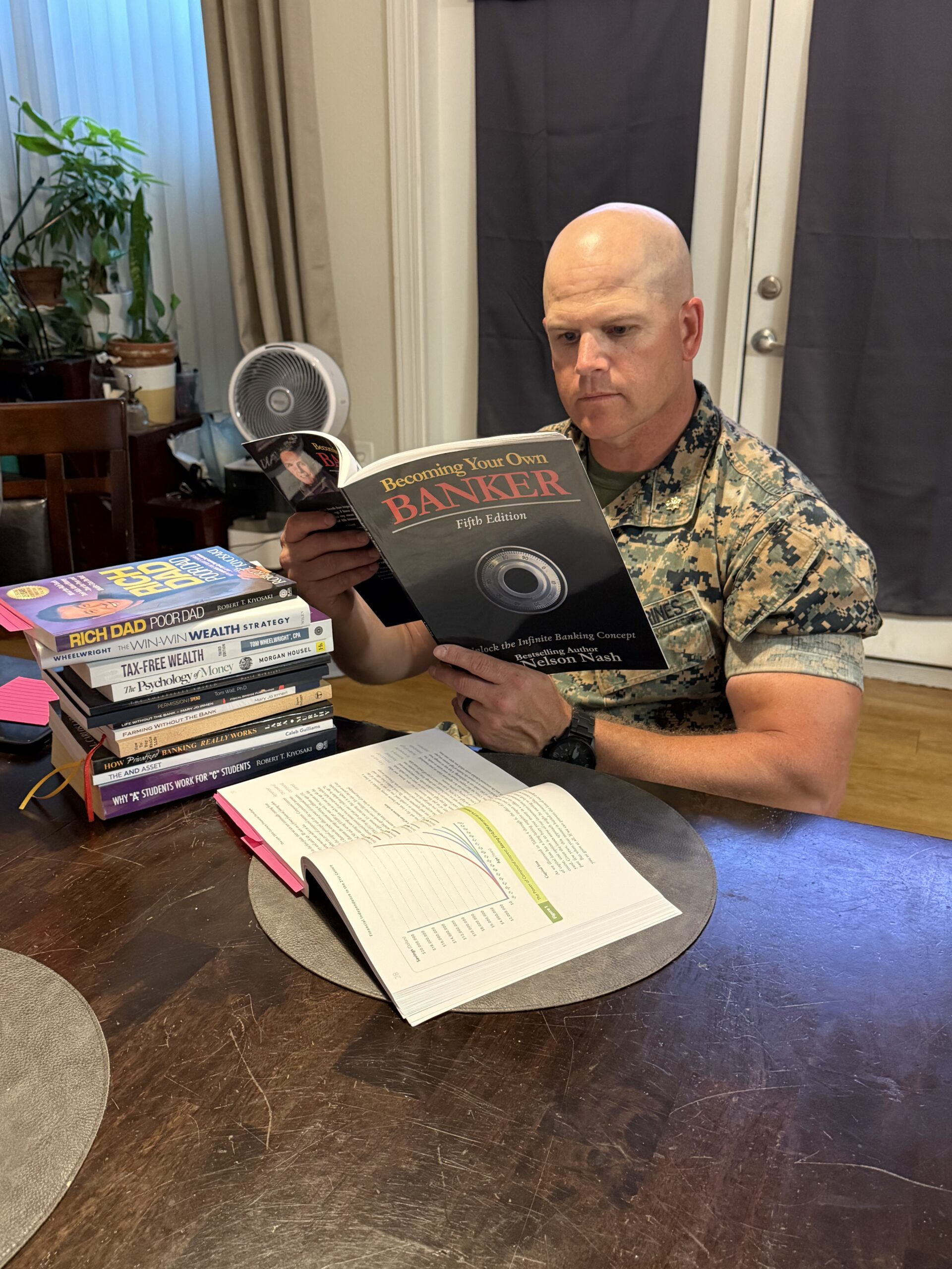Soldier Reading