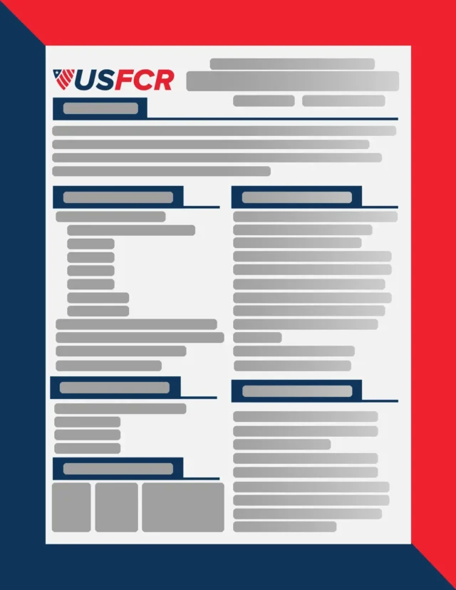 USFCR Capabiliies Statement